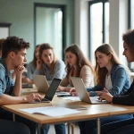 étudiants en alternance