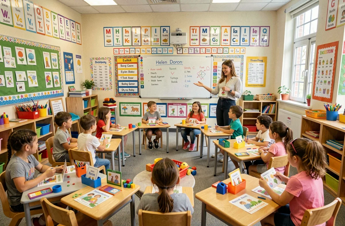 Cours d'anglais ludique pour jeunes apprenants chez Helen Doron Lyon